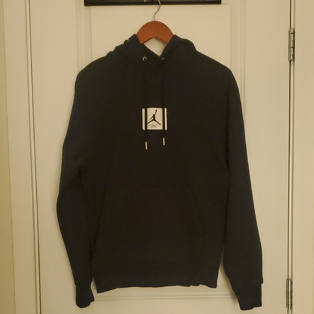 Nike Air Jorfan Black Hoodie with Logo